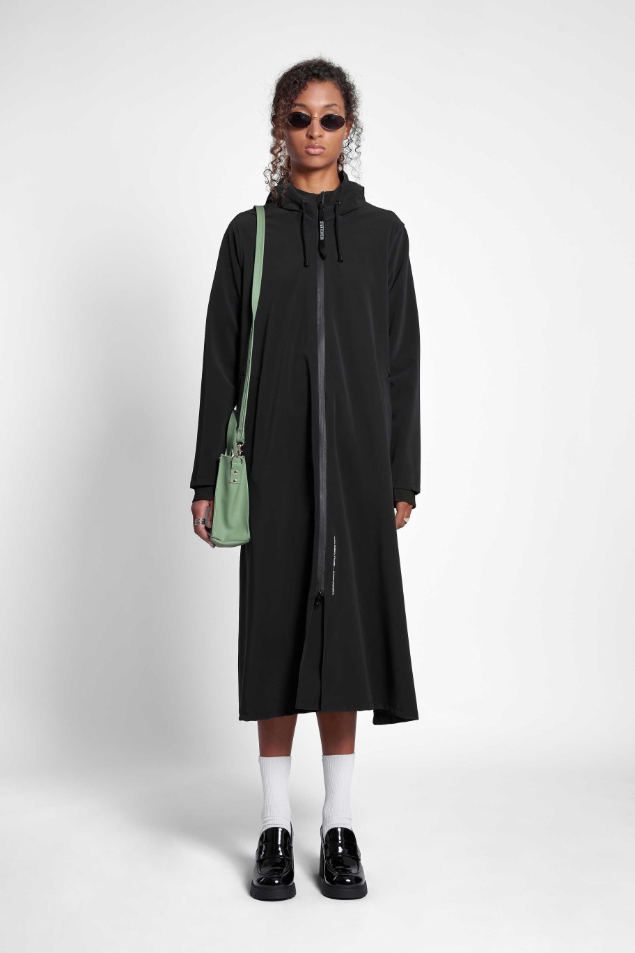 STUTTERHEIM Jackets | Mosebacke Long Matte Zip Raincoat